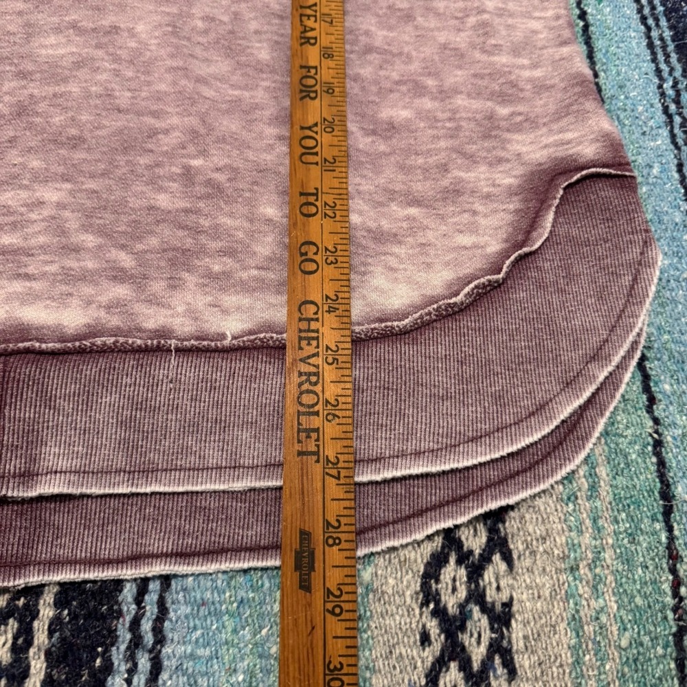 Pressbox Virginia Tech Hokies Sweatshirt Womens Large Purple Acid Wash Pullover - Picture 6 of 8